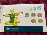 2020 Tokyo Olympic Team $2 Dollar 5 Coin Set - Hockey Roo