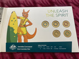 2020 Tokyo Olympic Team $2 Dollar 5 Coin Set - Surfing Roo