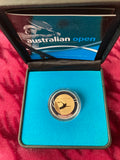2012 Australian Open 100th Men's Champion Selectively Gold Plated Silver Proof Coin