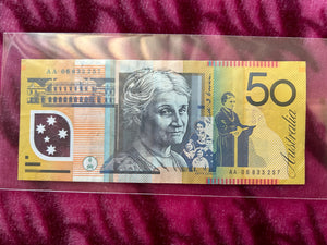 $50 Dollar AA Circulated Note