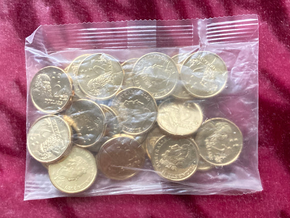 2020 Aboriginal Elder $2 Dollar 25 Coin RAM Bag
