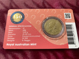 2021 RSPCA 150th Anniversary Horse $1 Carded Coin