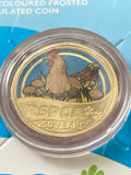 2021 RSPCA 150th Anniversary Chicken $1 Carded Coin