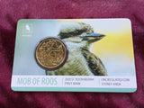 2020 Kookaburra Mob of Roos Privy Mark $1 Carded Coin - ANDA Sydney