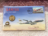 2020 Qantas Centenary Civil Aviation 100 Years $1 PNC - ANDA Sydney