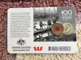 2015 ANZAC 15 Coin Set (War Heroes $1 Carded Coin)