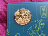 2020 Australian Olympic Team 50 Cent Gold Plated Carded Coin