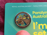 2020 Australian Paralympic Team Ambassador Chris Bond $1 Dollar Carded Coin