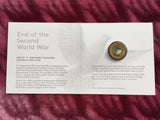 2020 75th Anniversary of End Of WWII "C" mintmark $2 Dollar Carded Coin