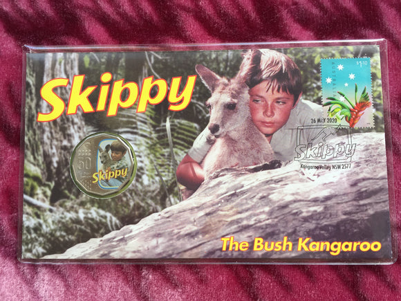 2020 Skippy The Bush Kangaroo 50c PNC