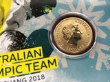 2018 Pyeongchang Olympic Team $1 Dollar Carded Coin