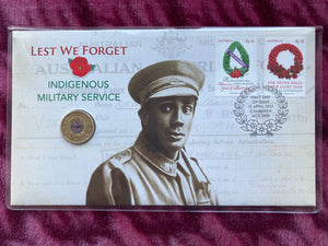 2021 Indigenous Military Service Lest We Forget $2 PNC