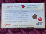 2021 Indigenous Military Service Lest We Forget $2 PNC