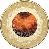 2017 Mars $2 Dollar Uncirculated Coin from Planetary Set