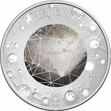 2017 Mercury 5 Cent Carded Coin from Planetary Set