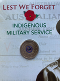 2021 Indigenous Military Service Lest We Forget $2 PNC