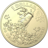 2019 Mr Squiggle and Rocket $1 Dollar Uncirculated Coin
