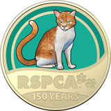 2021 RSPCA 150th Anniversary Cat $1 Carded Coin