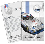 2020 Ford Supercars "1983 MAZDA RX-7" 50c Carded Coin