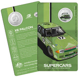 2020 Ford Supercars "1984 FORD XE FALCON GREENS-TUF" 50c Carded Coin