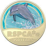 2021 RSPCA 150th Anniversary Dolphin $1 Carded Coin